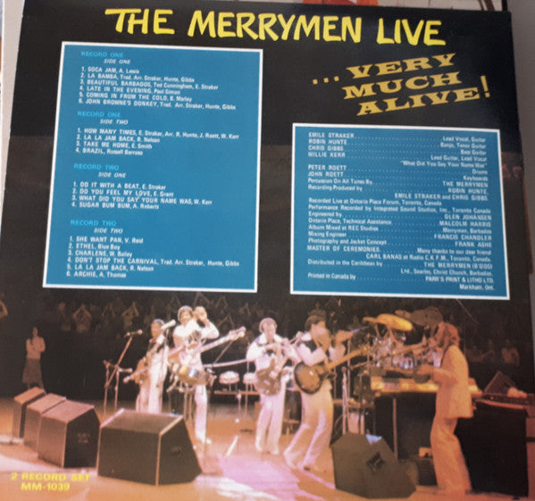 The Merrymen : Live ... Very Much Alive! (2xLP, Album)