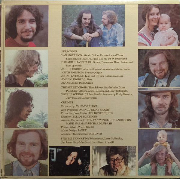 Van Morrison : His Band And The Street Choir (LP, Album, RE, Gat)