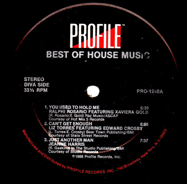 Various : Best Of House Music (2xLP, Comp)