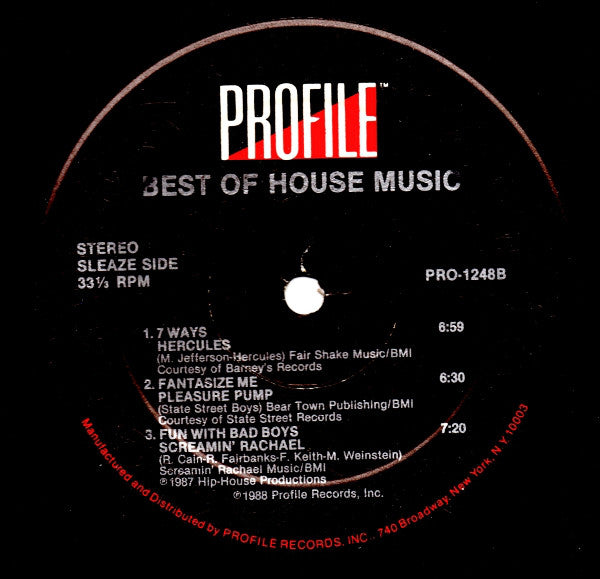Various : Best Of House Music (2xLP, Comp)