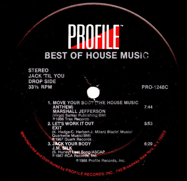 Various : Best Of House Music (2xLP, Comp)