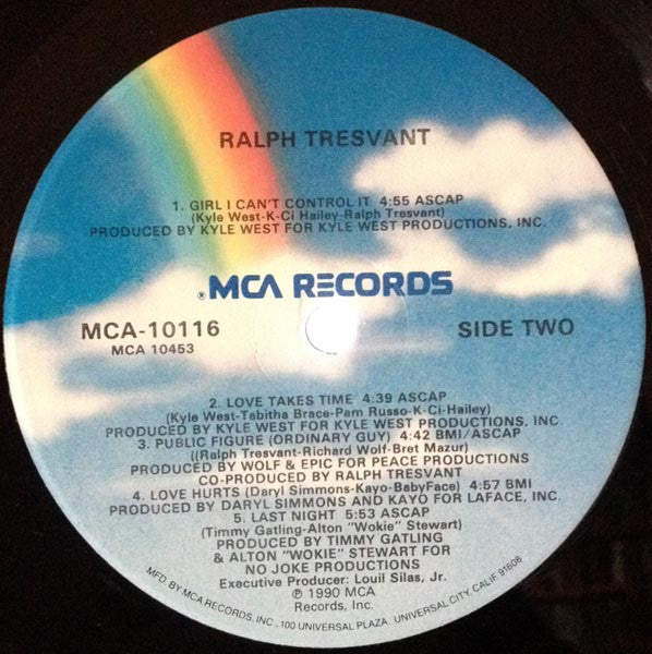 Ralph Tresvant : Ralph Tresvant (LP, Album)