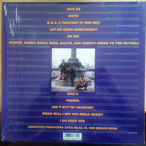 Bell Biv Devoe : Poison (LP, Album)