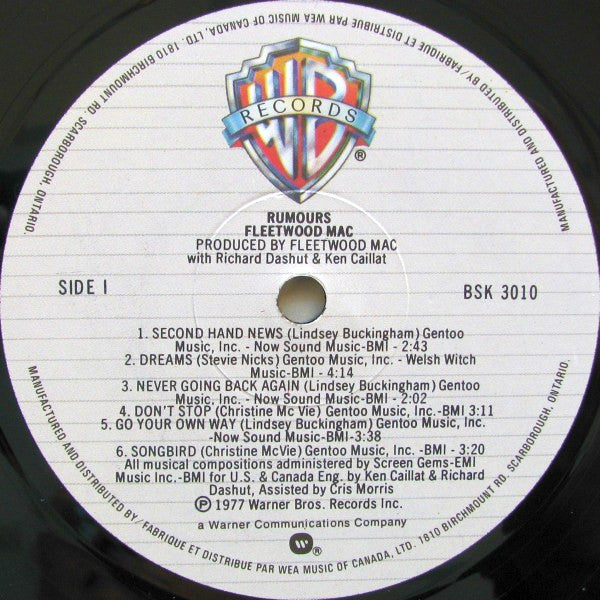 Fleetwood Mac : Rumours (LP, Album, RE)
