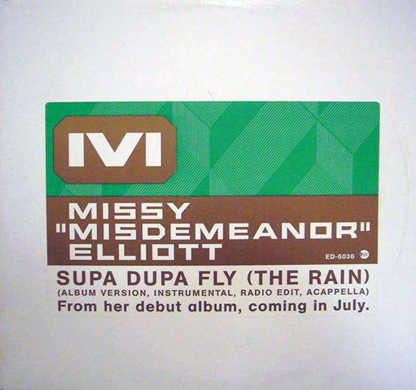 Missy Elliott : Supa Dupa Fly (The Rain) (12", Promo)