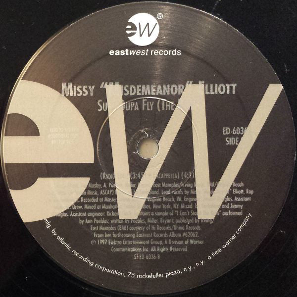 Missy Elliott : Supa Dupa Fly (The Rain) (12", Promo)