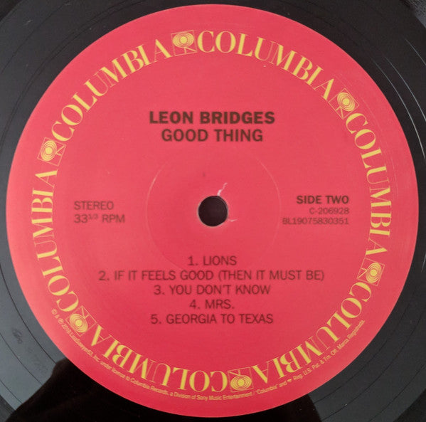 Leon Bridges : Good Thing (LP, Album, 180)