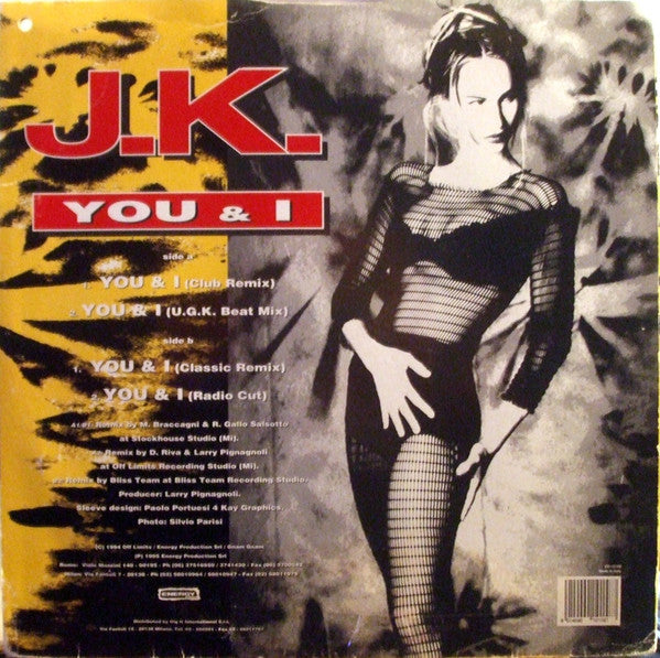 J.K. : You & I (Remix '95) (12", Promo)