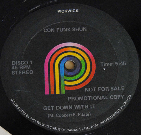 Con Funk Shun : Get Down With It (12", Promo)