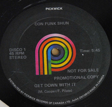 Con Funk Shun : Get Down With It (12", Promo)