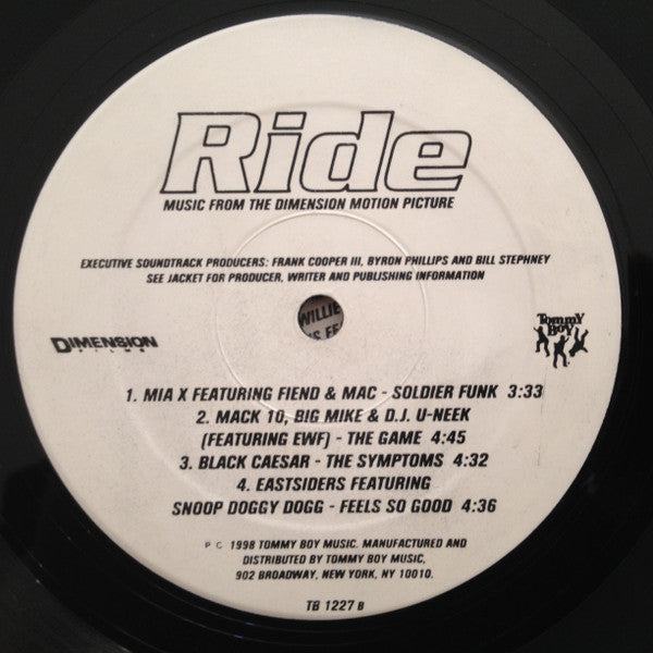 Various : Ride (Music From The Dimension Motion Picture) (2xLP, Comp)