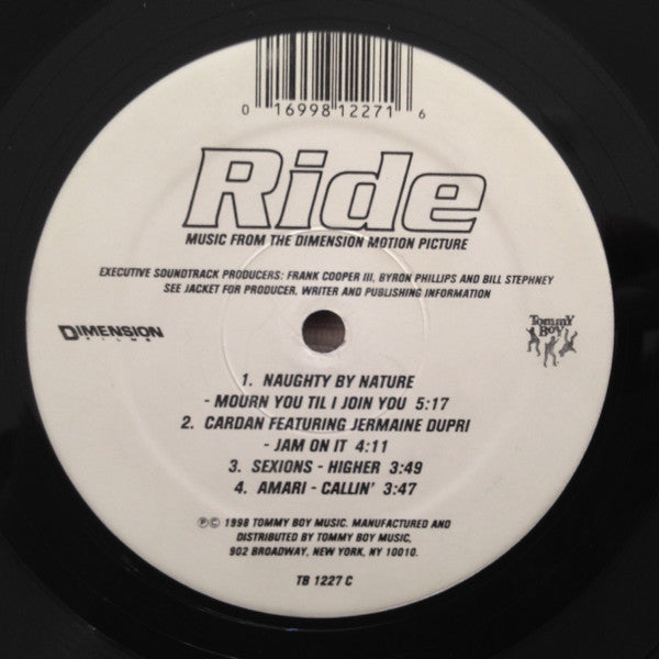 Various : Ride (Music From The Dimension Motion Picture) (2xLP, Comp, Promo)