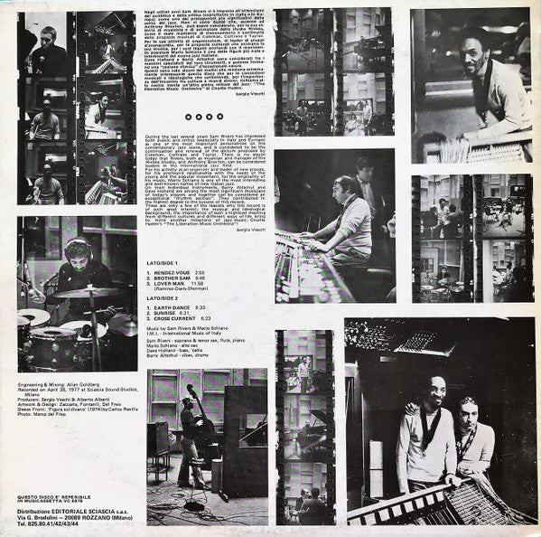 Sam Rivers & Mario Schiano : Rendez-Vous (LP, Album)