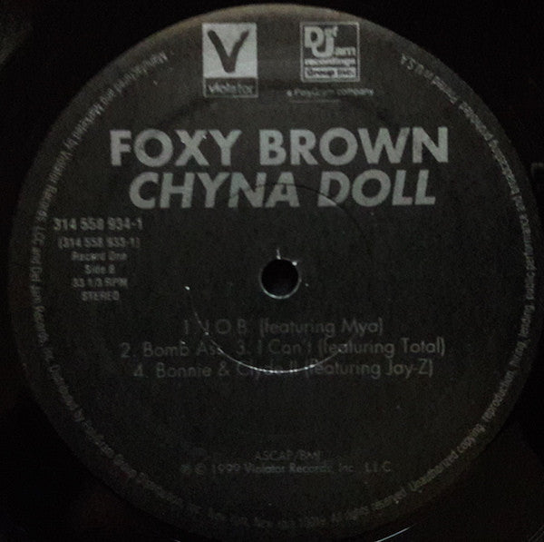 Foxy Brown : Chyna Doll (2xLP, Album)