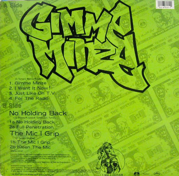 Chuck Chillout & Kool Chip : Gimme Minze ! (12")