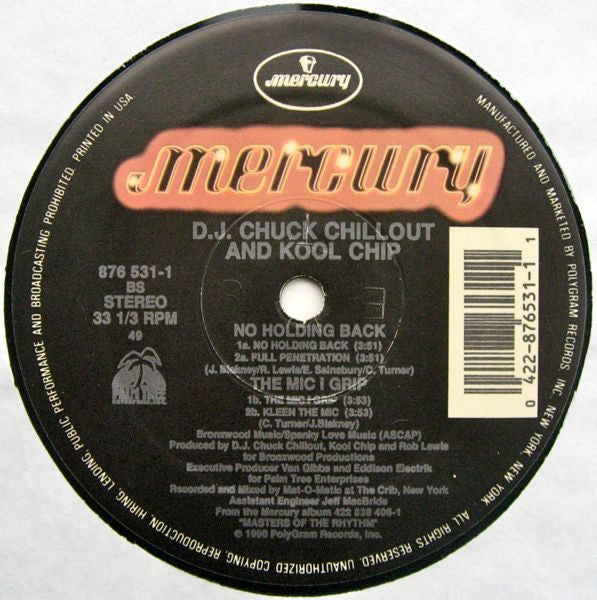 Chuck Chillout & Kool Chip : Gimme Minze ! (12")