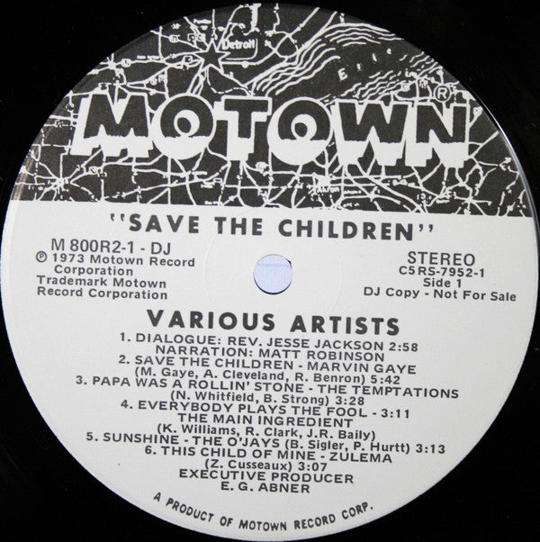 Various : Save The Children (2xLP, Album, Promo, Ind)