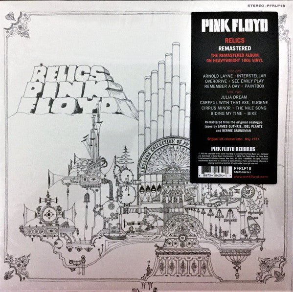 Pink Floyd : Relics (LP, Comp, Mono, RE, RM, 180)