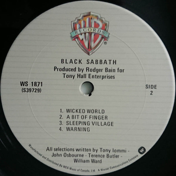 Black Sabbath : Black Sabbath (LP, Album, RE)