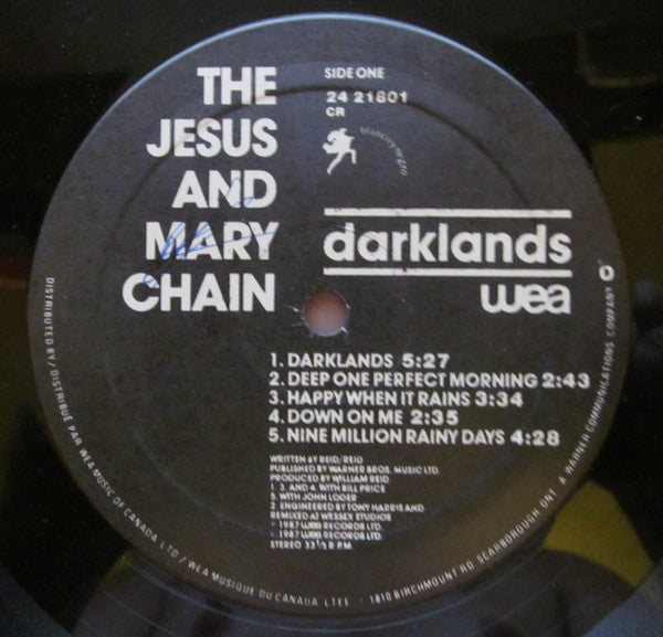 The Jesus And Mary Chain : Darklands (LP, Album)