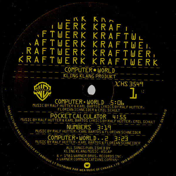 Kraftwerk : Computer World (LP, Album)