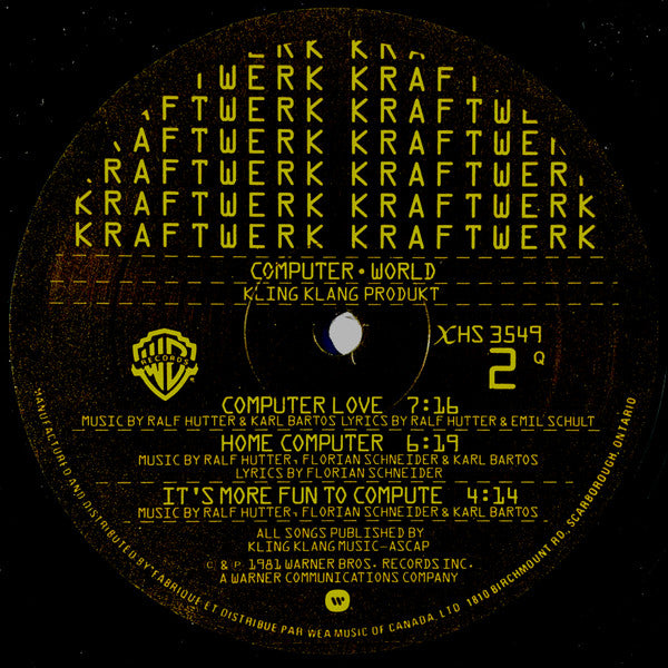 Kraftwerk : Computer World (LP, Album)