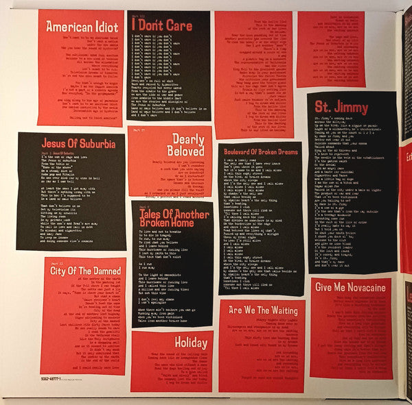 Green Day : American Idiot (2xLP, Album, RP)