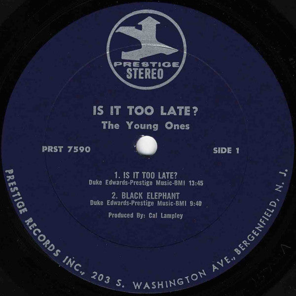 Duke Edwards & The Young Ones (3) : Is It Too Late? (LP, Album)