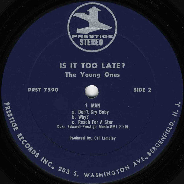 Duke Edwards & The Young Ones (3) : Is It Too Late? (LP, Album)