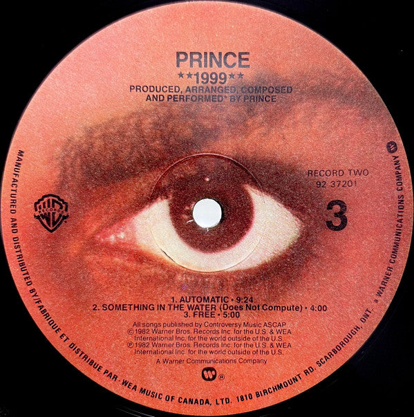 Prince : 1999 (2xLP, Album)