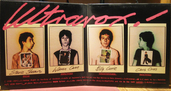 Ultravox : Ultravox! (LP, Album, Gat)