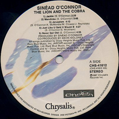 Sinéad O'Connor : The Lion And The Cobra (LP, Album)