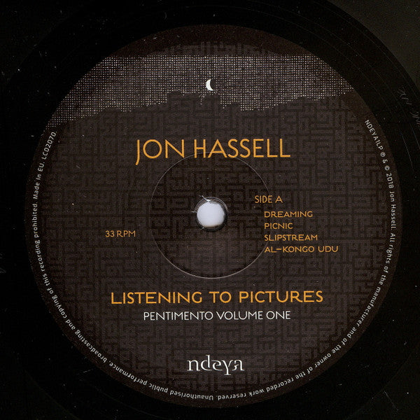 Jon Hassell : Listening To Pictures (Pentimento Volume One) (LP, Album)