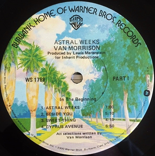 Van Morrison : Astral Weeks (LP, Album, RP, Los)