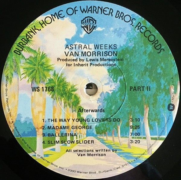 Van Morrison : Astral Weeks (LP, Album, RP, Los)