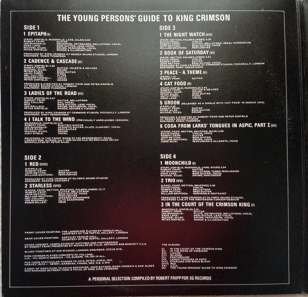 King Crimson : The Young Persons' Guide To King Crimson (2xLP, Comp, Qua)