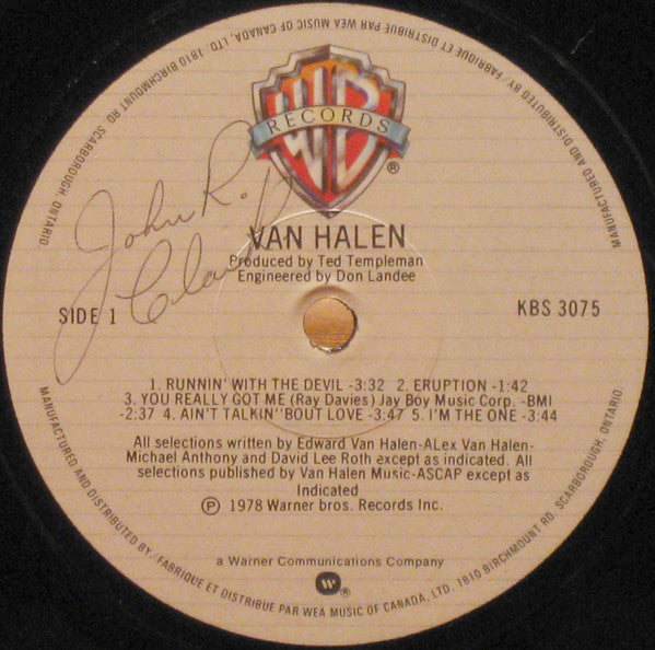 Van Halen : Van Halen (LP, Album, RE)
