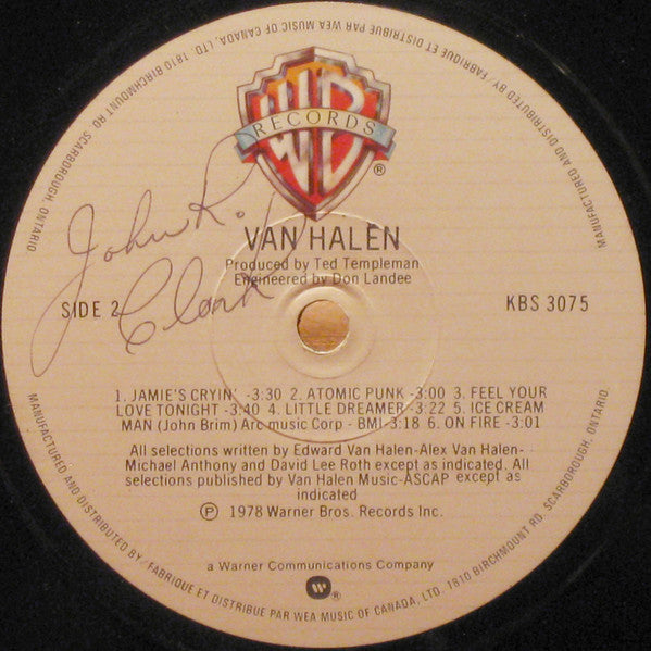 Van Halen : Van Halen (LP, Album, RE)