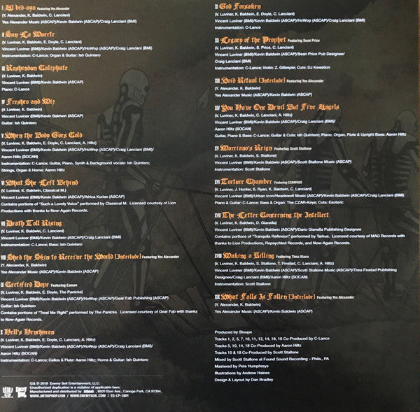 Jedi Mind Tricks : The Bridge & The Abyss (2xLP, Album, Bro)