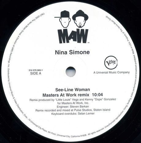 Nina Simone : See-Line Woman (12")