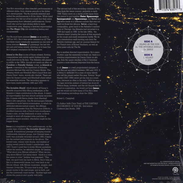 Sun Ra : Janus (LP, Album, RE)