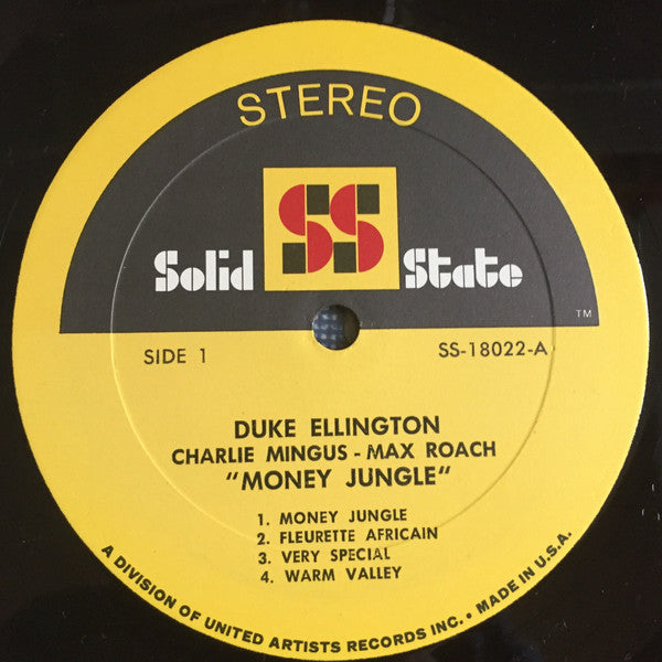Duke Ellington • Charles Mingus • Max Roach : Money Jungle (LP, Album, RE, Gat)