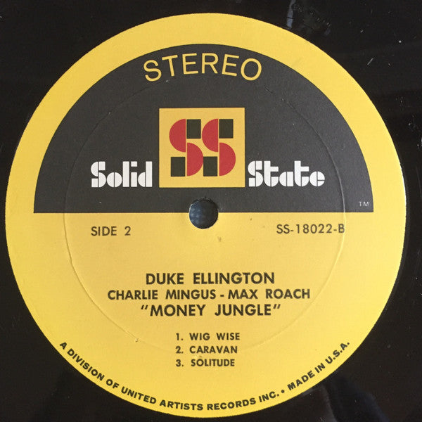 Duke Ellington • Charles Mingus • Max Roach : Money Jungle (LP, Album, RE, Gat)