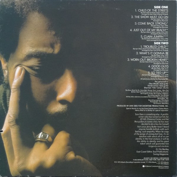 Sam Dees : The Show Must Go On (LP, Album, Pre)