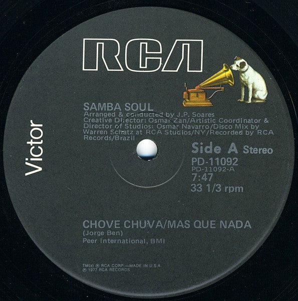Samba Soul : Chove Chuva / Mas Que Nada / Mambo No. 5 (12")