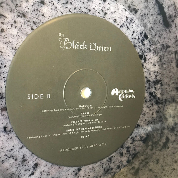 Moon Crickets (2) : The Black Omen (LP, Album, Ltd, Num)