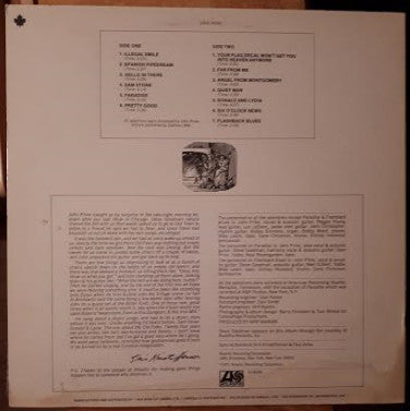 John Prine : John Prine (LP, Album, RE)