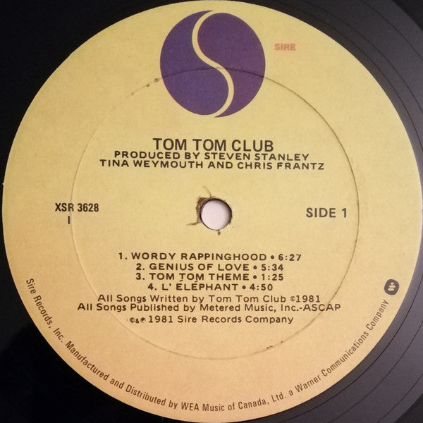 Tom Tom Club : Tom Tom Club (LP, Album, Imp)