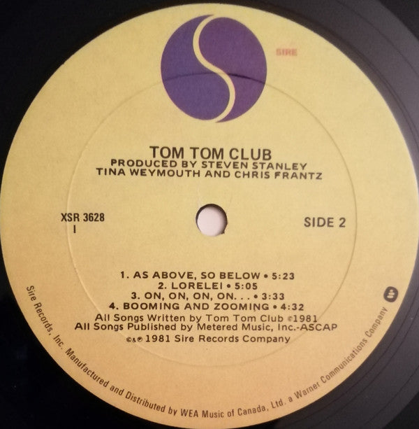 Tom Tom Club : Tom Tom Club (LP, Album, Imp)