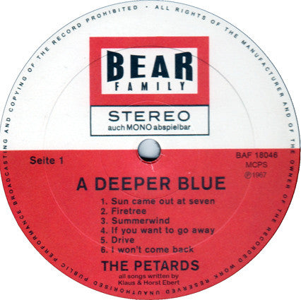 The Petards : A Deeper Blue (LP, Album, RE, 180)